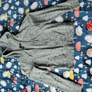 Element hoodie leaf and flower print